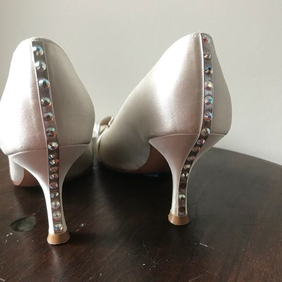 Stuart Weitzman jeweled kitten heels - Picture 3 of 7